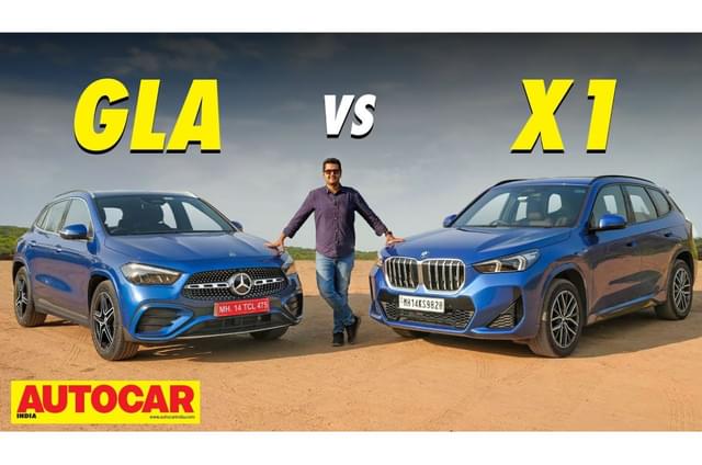 Mercedes-Benz GLA vs BMW X1 comparison video